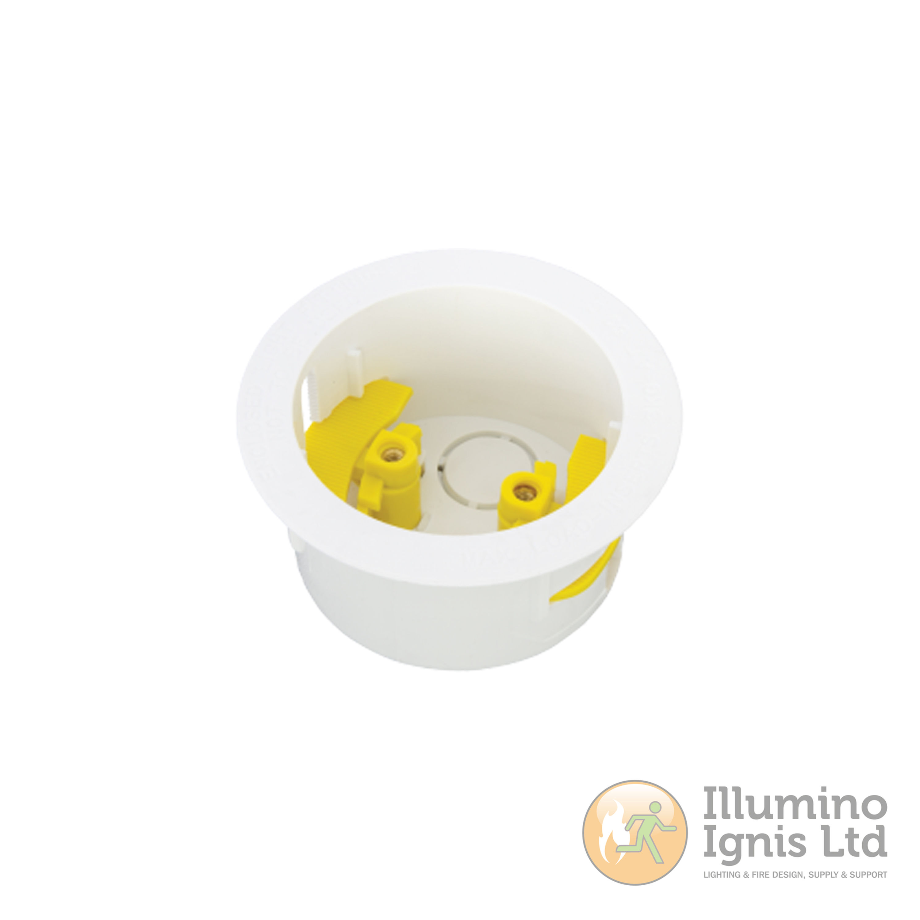 Circular Dry Lining Box, Double Back Entry 35mm Deep