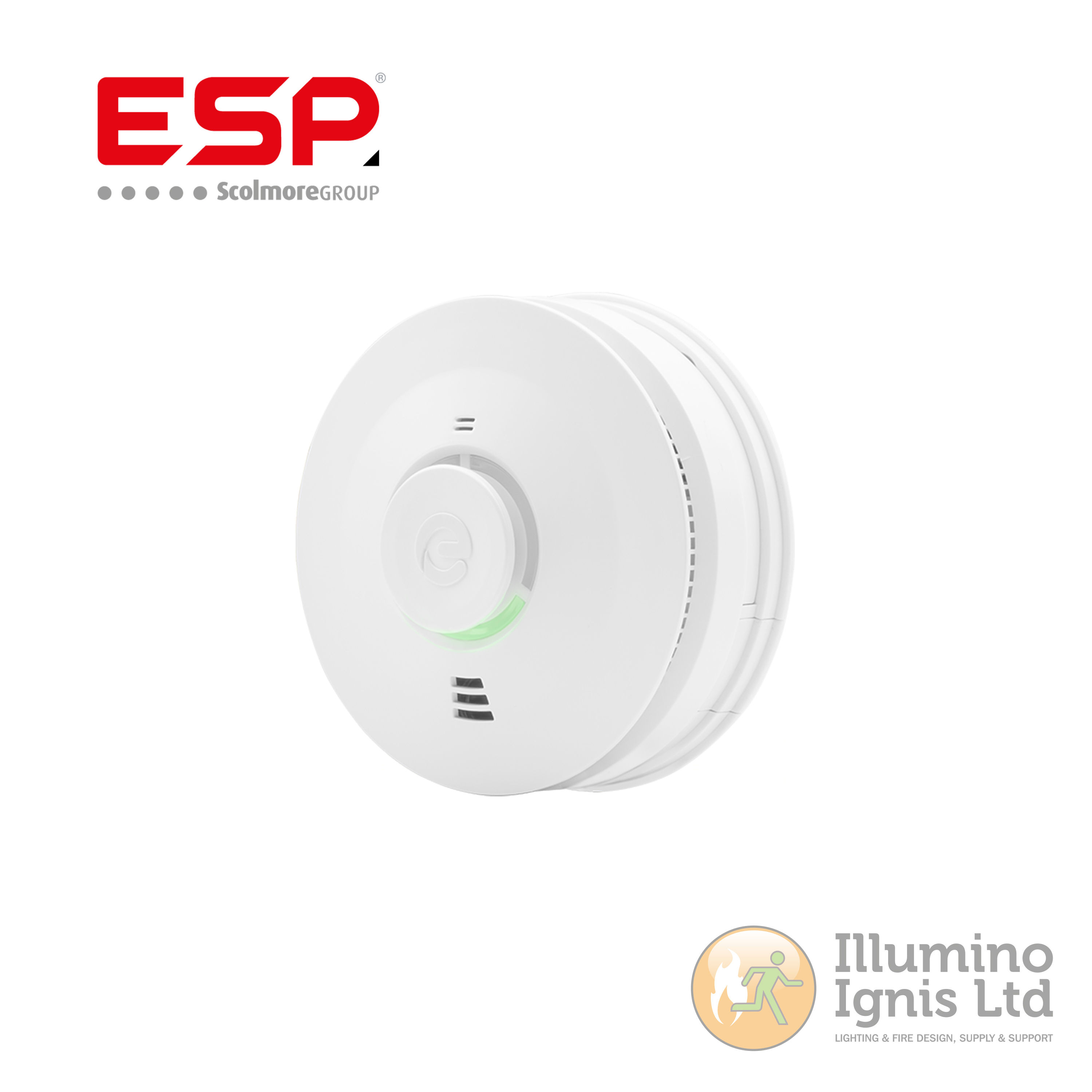 Heat Alarm (Mains Powered - Replaceable Battery)