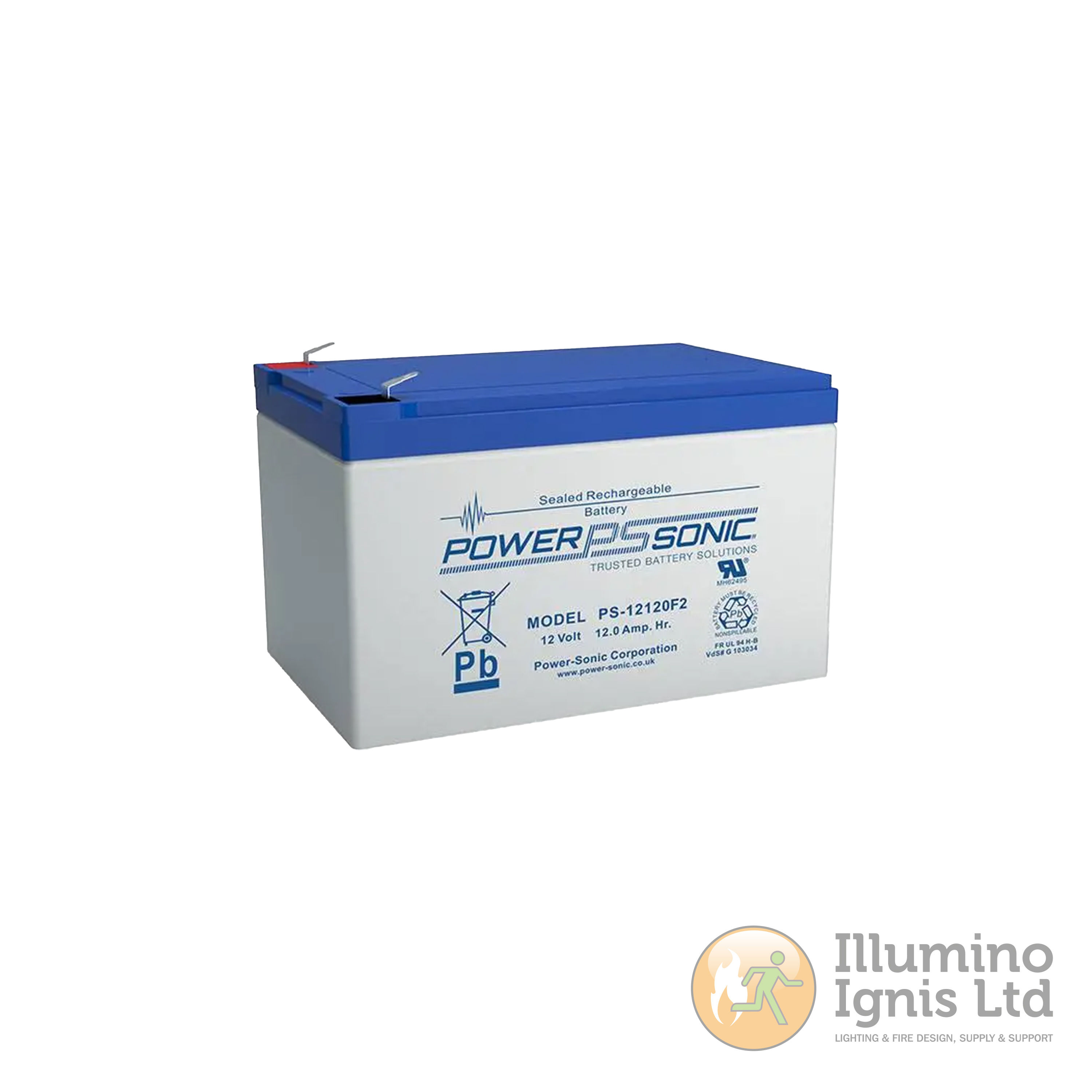 12V 12.0Ah - Fire Rated Battery