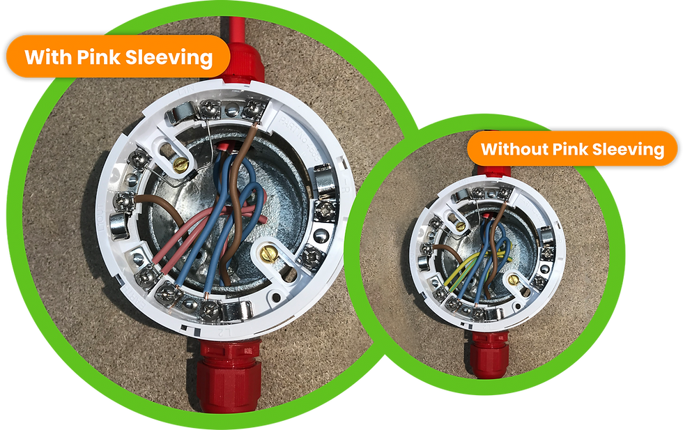 Fire industry regulatory update Pink sleeving must be used for ...