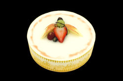 Lychee Mousse Cake