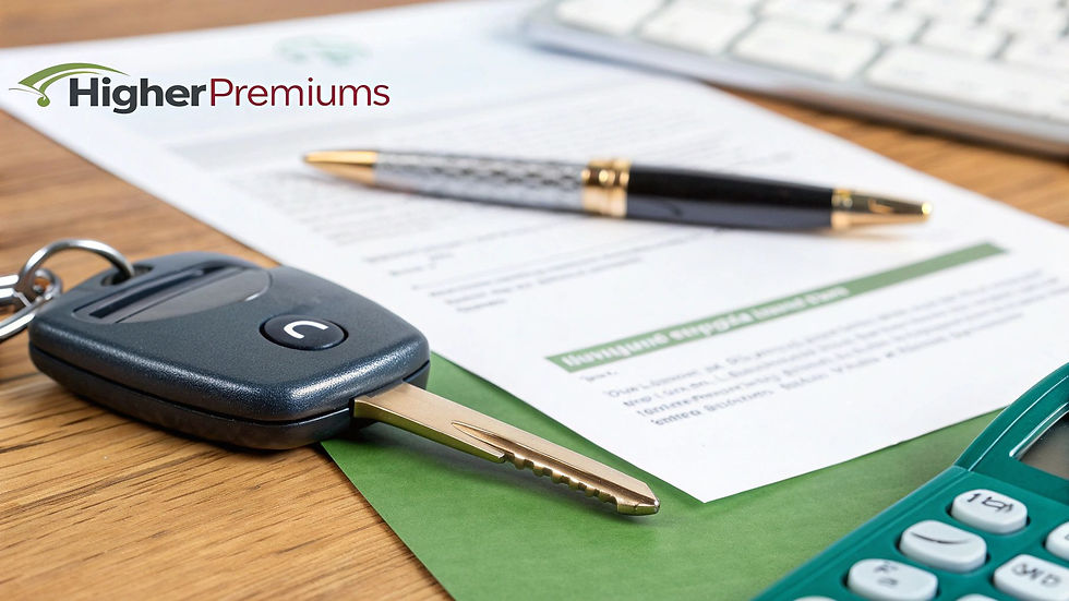 Higher premiums. Car Insurance with an International Licence