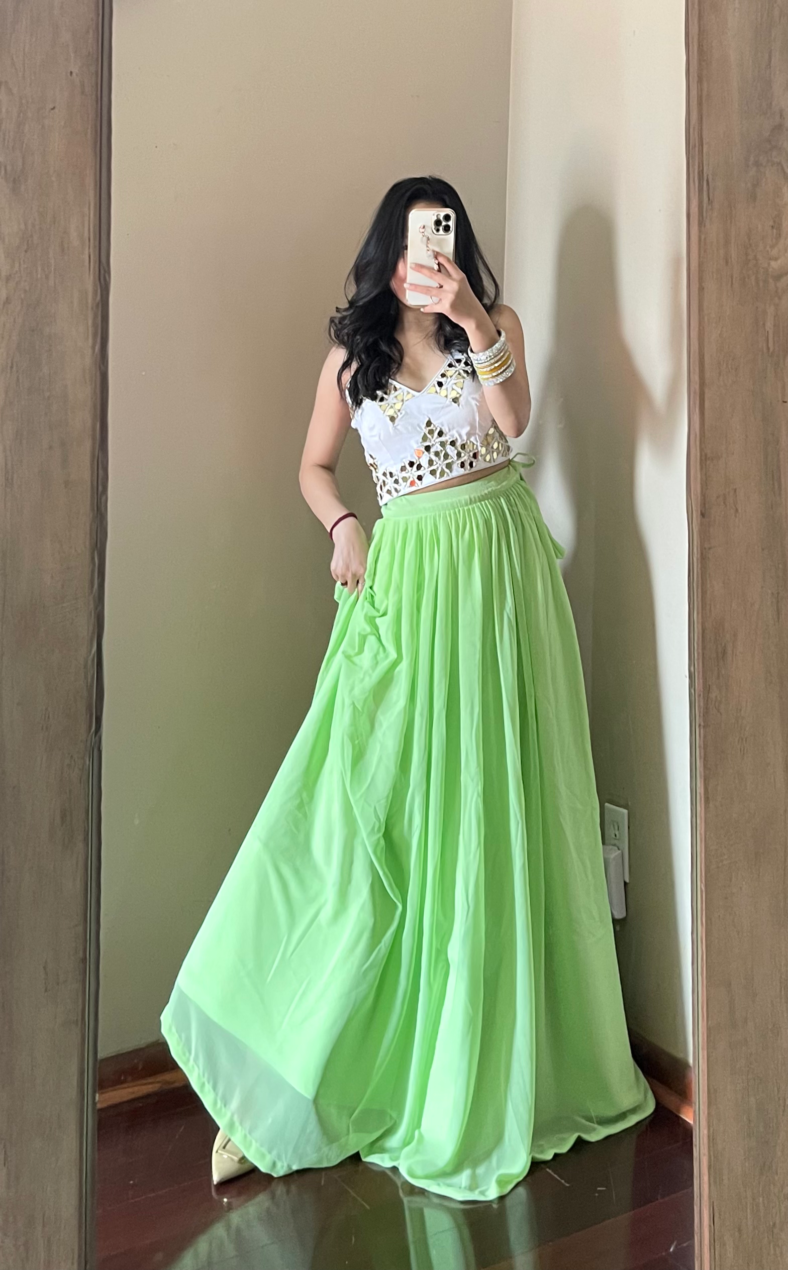 The Lehenga skirt + blouse 