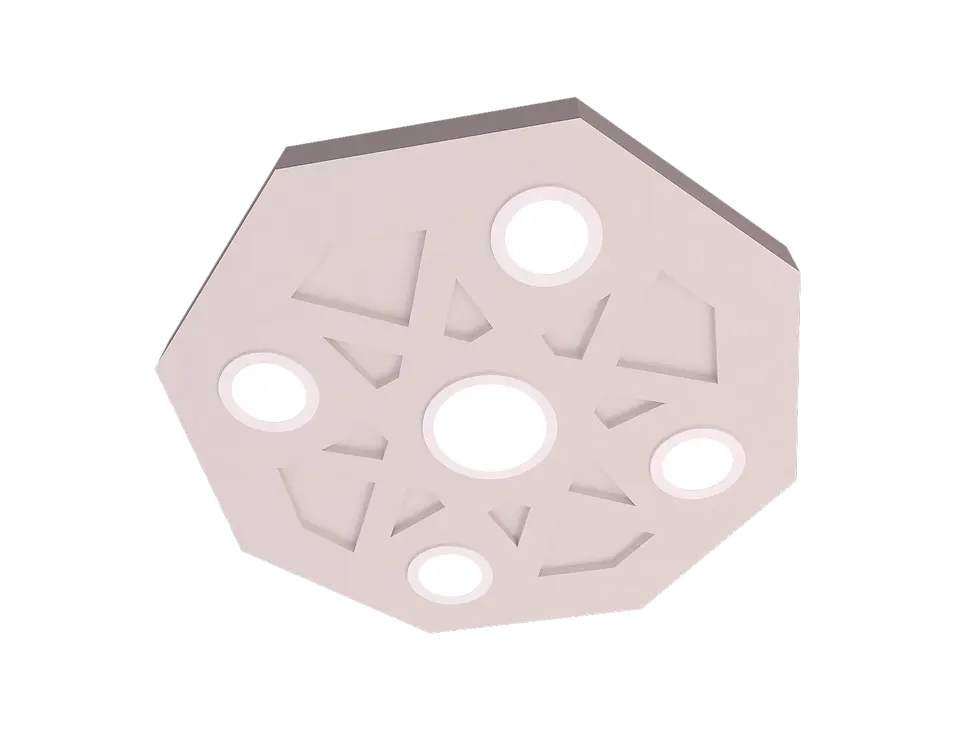 Küçük resim: Motifpiyer Tavan Spot Göbek Tsg-02-altıgen 56cm