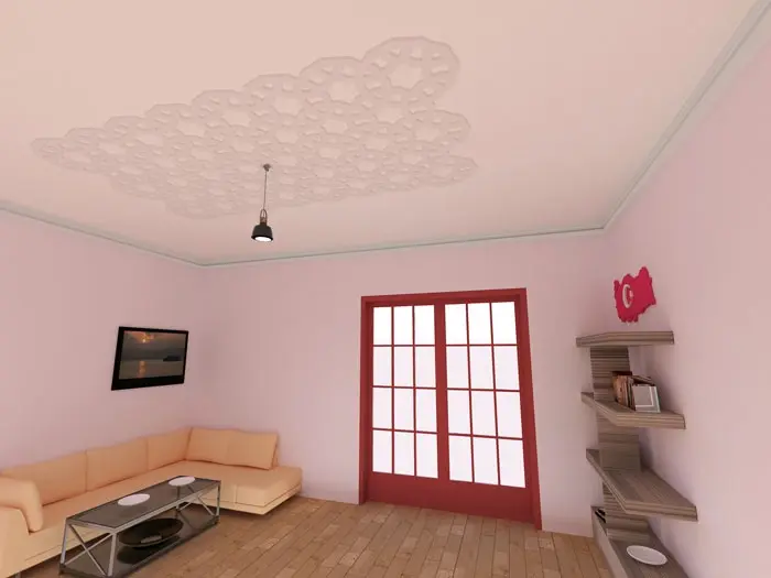 Küçük resim: Motifpiyer Duvar Tavan Süsü 102 48X96X1,5cm(adet fiyatıdır)