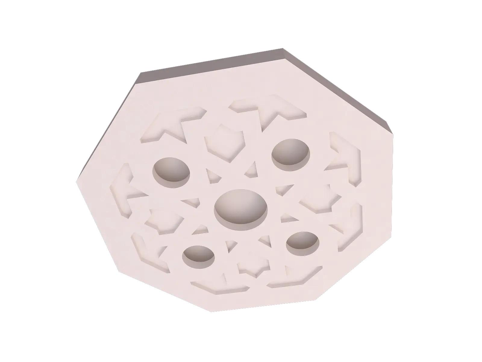 Motifpiyer Tavan Spot Göbek Tsg-14-altıgen 56cm