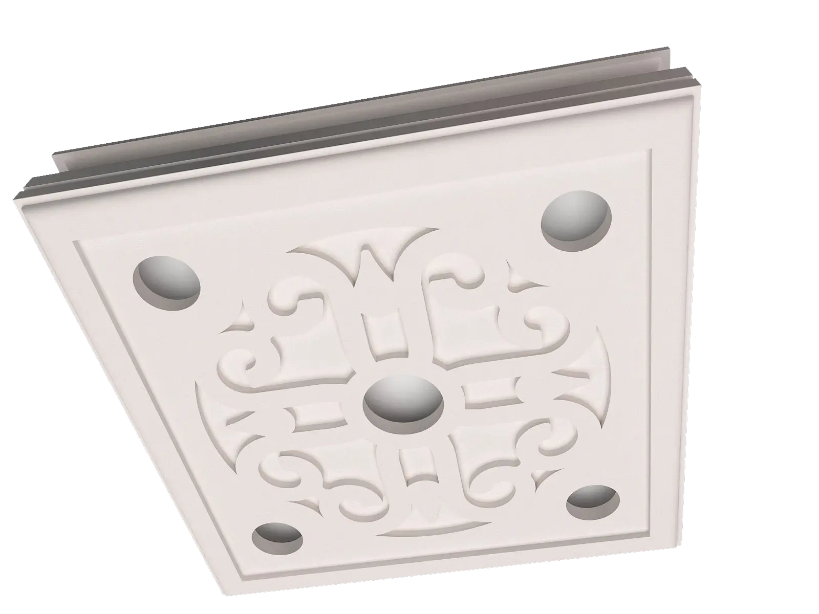 Motifpiyer Spot Gizli Isık Uyumlu Tavan Göbek 54-5-60X60X13cm