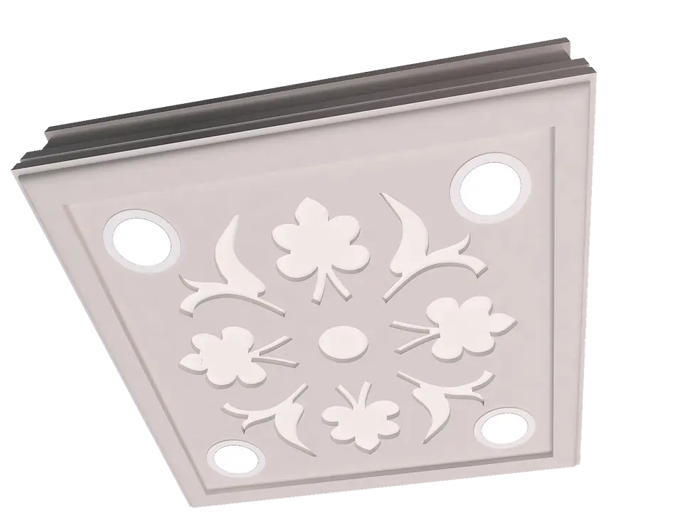 Küçük resim: Motifpiye Spot Led Uyumlu Tavan Gobek 75 60X60X13 cm