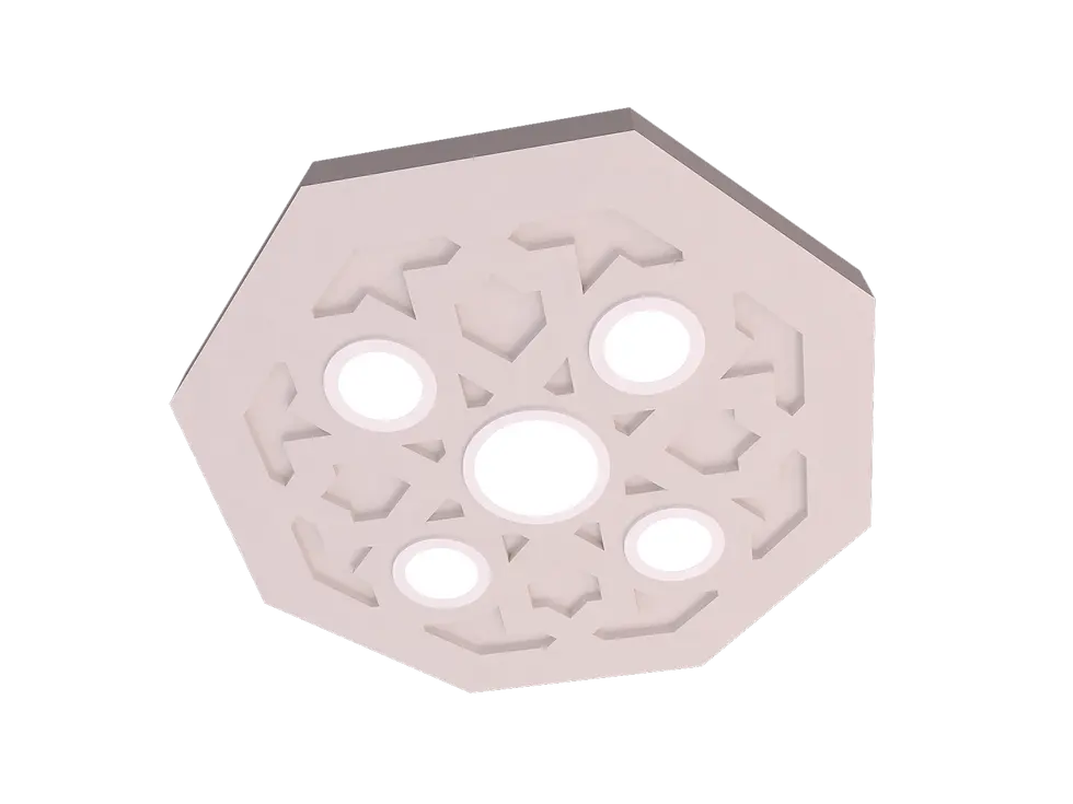 Küçük resim: Motifpiyer Tavan Spot Göbek Tsg-14-altıgen 56cm