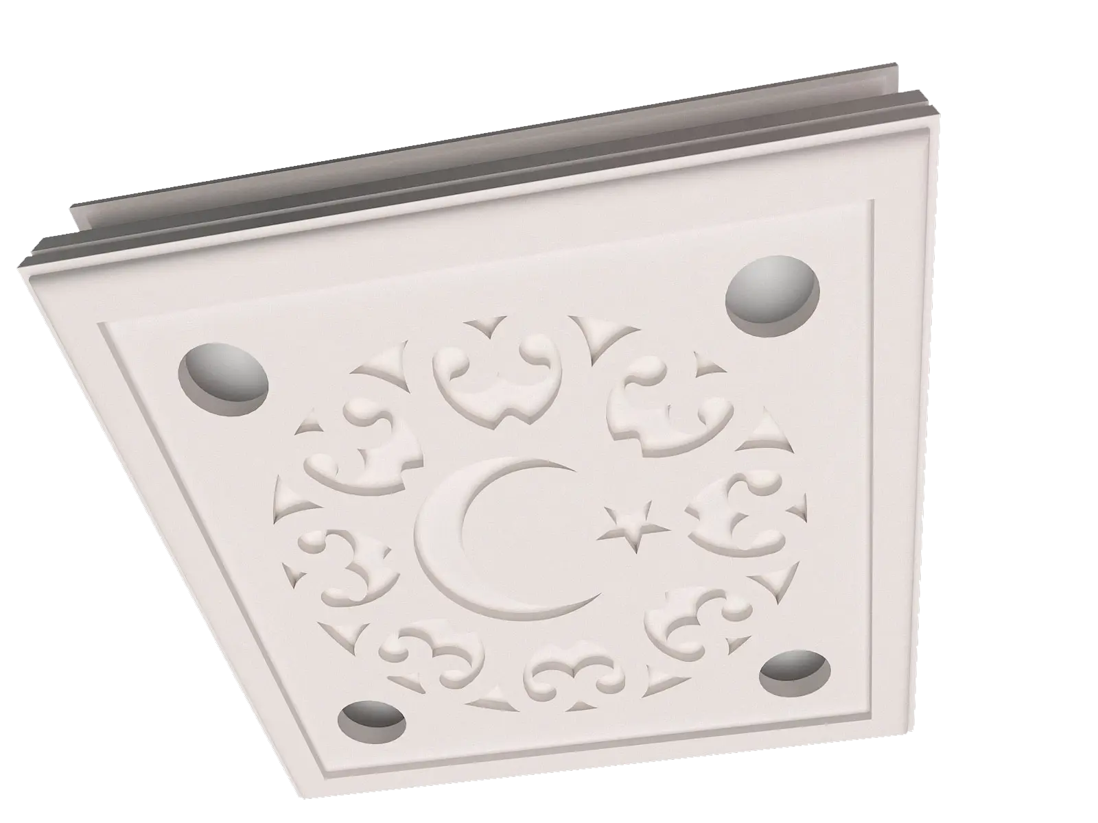 Motifpiyer Spot Gizli Isık Uyumlu Tavan Göbek 52-ay-5-60X60X13cm