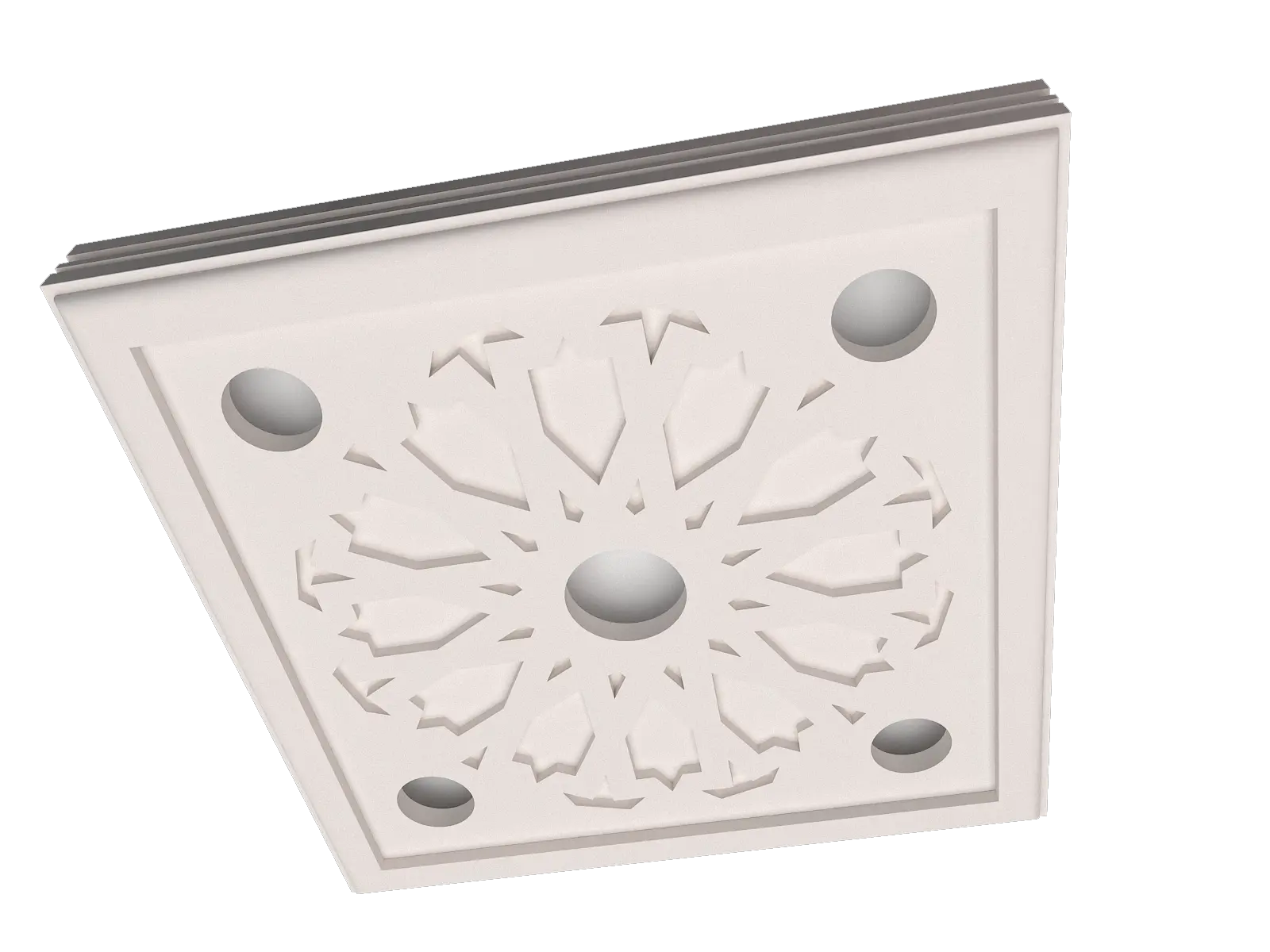 Motifpiyer Spot Uyumlu Tavan Göbek 74.2-5-60X60X7.5cm