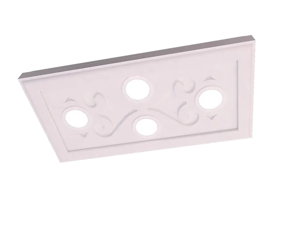 Küçük resim: Motifpiyer spotlu gizli ışıklı tavan göbeği sgt-54-5 30X60X7.5cm