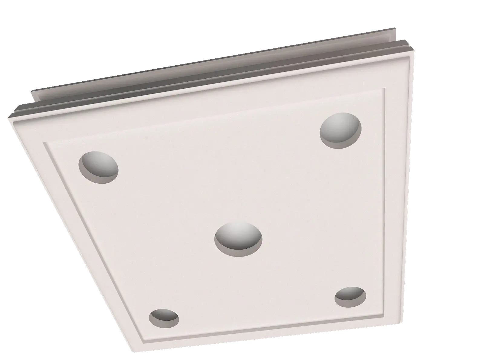 Motifpiyer Spot Gizli Isık Uyumlu Tavan Göbek duz-5-60X60X13cm