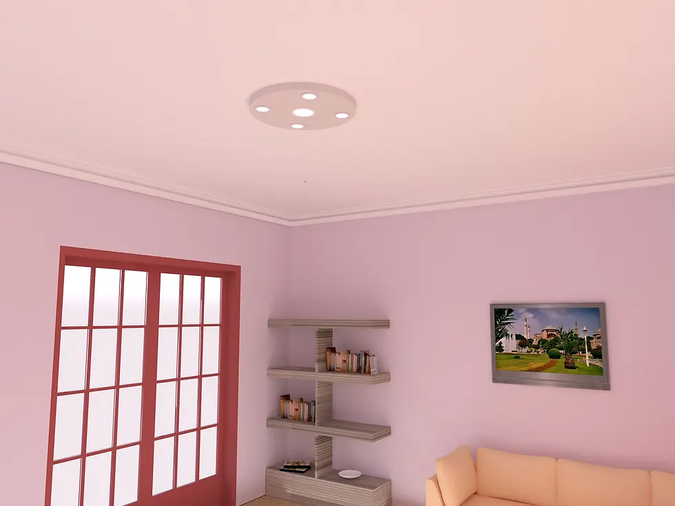 Küçük resim: Motifpiyer Tavan Spot Göbek Tsg-Duz-Daire-56Cm Çap