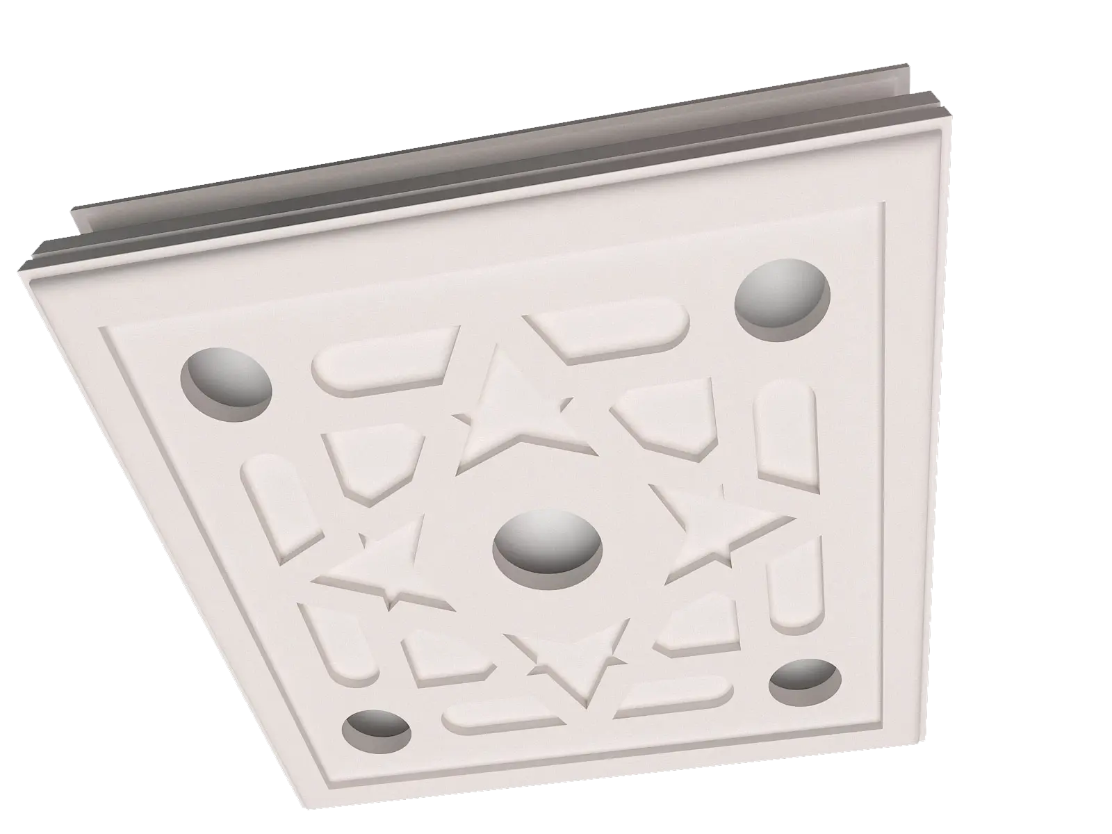 Motifpiyer Spot Gizli Isık Uyumlu Tavan Göbek 44-5-60X60X13cm