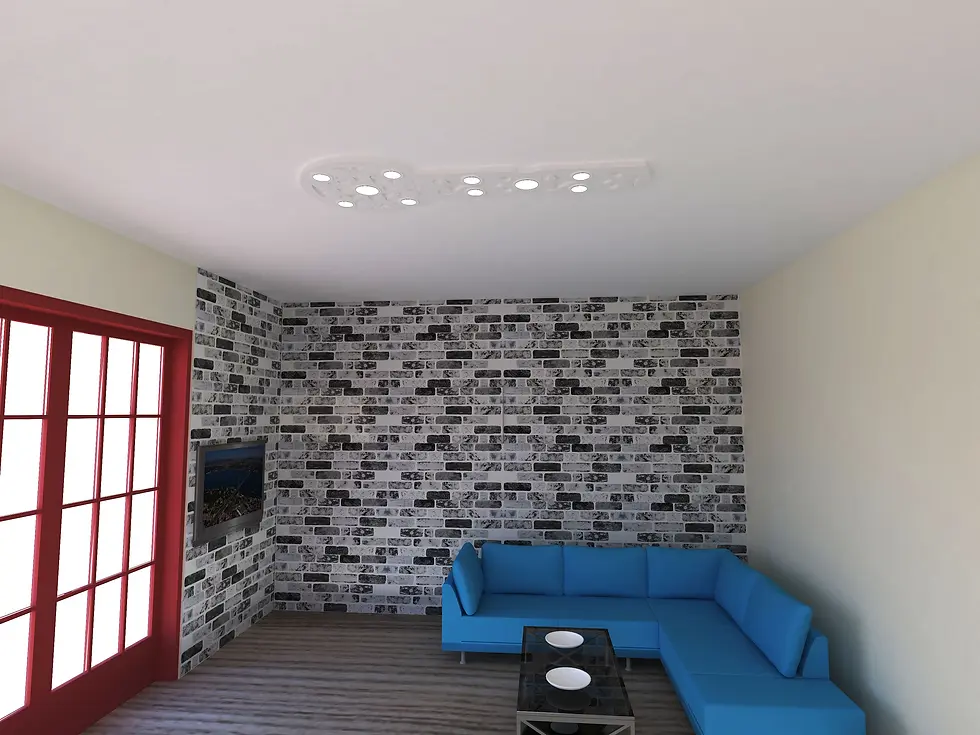 Küçük resim: Motifpiyer Motifli Tavan Göbegi Led Spotlu Tmg -54-10- 26Cm-96cm