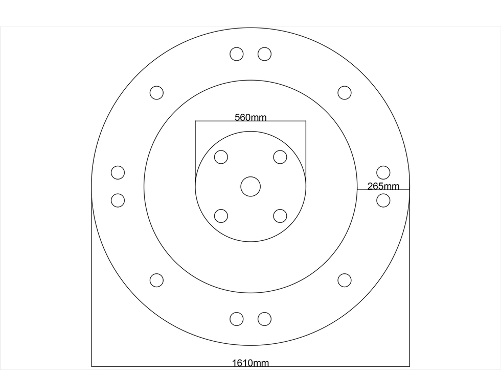 Küçük resim: Motifpiyer Motifli Tavan Göbegi Led Spotlu Tmg -54-Cap 160Cm