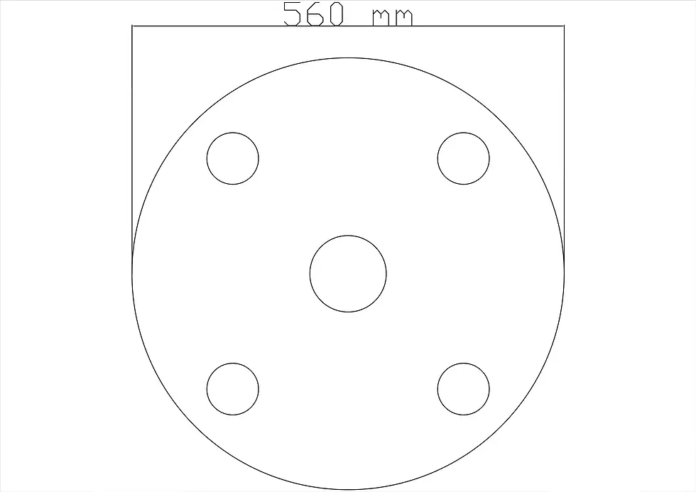 Küçük resim: Motifpiyer Tavan Spot Göbek Tsg-Duz-Daire-56Cm Çap