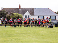 Participants of the Gritty Rascals Gower swimrun getting ready for the full race event of 41 km of running and swimming