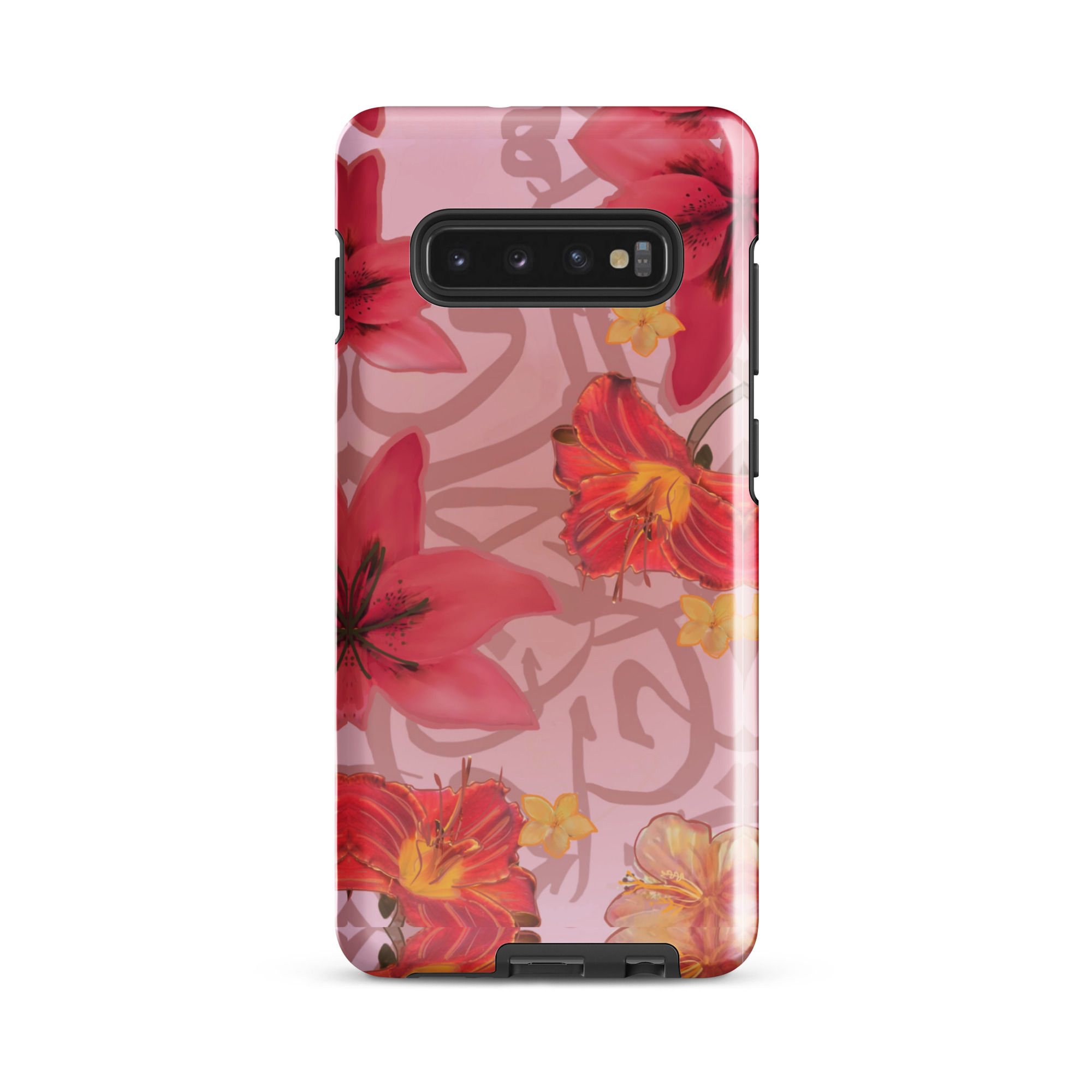 Petal bloom with calligraphy for Samsung®