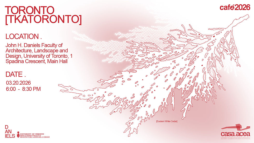 CAFÉ 2026: Indigenous Knowledge and Design - Toronto Panel