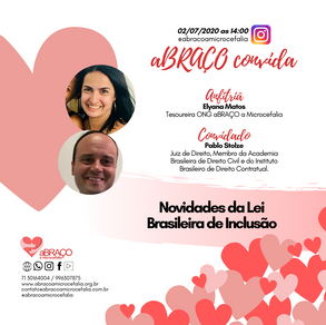 aBRAÇO Convida faz live sobre Lei Brasileira de Inclusão
