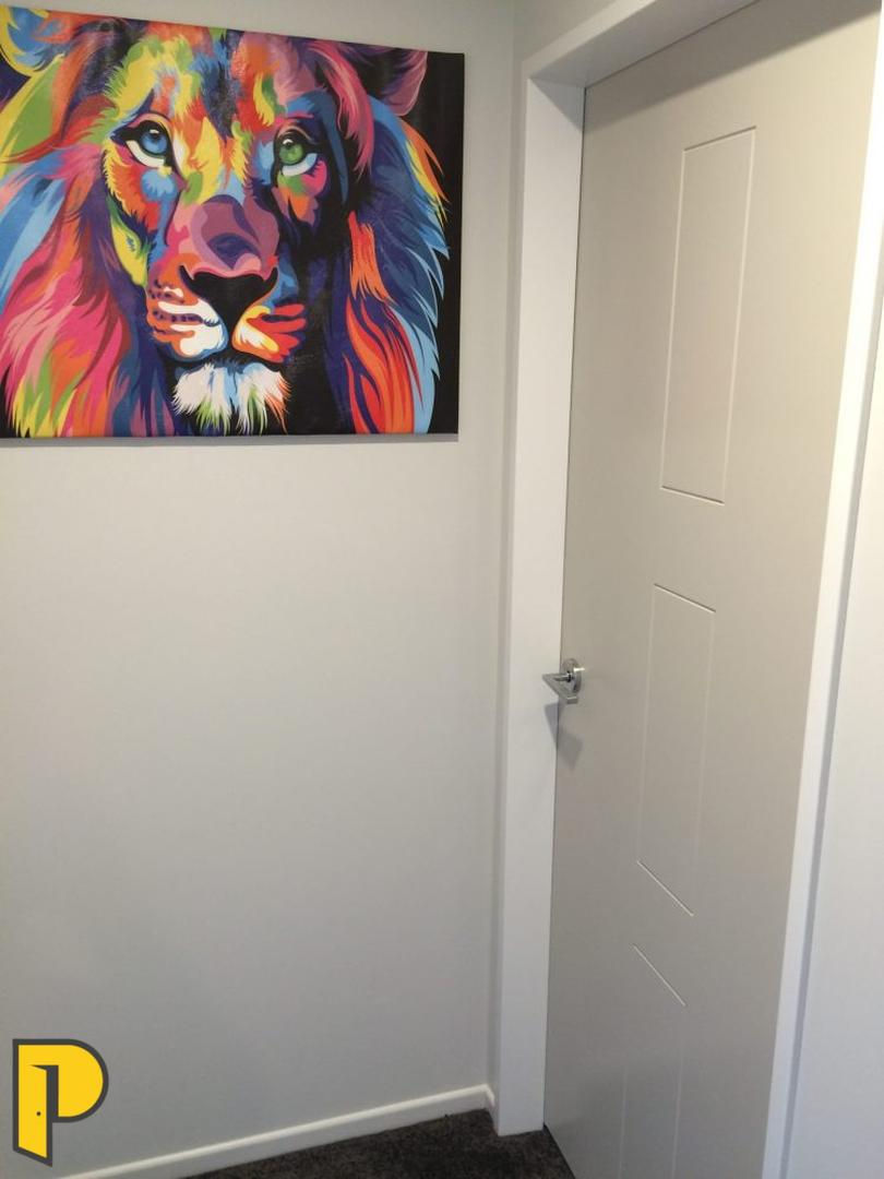 Single hung door, Kent V groove door, gibgroove jambs - Paraparaumu Doors & Joinery - Kapiti, Wellington