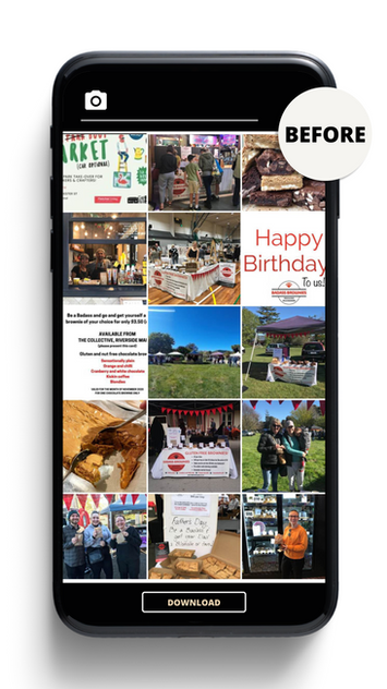 Social Media Management - Instagram feed before 1