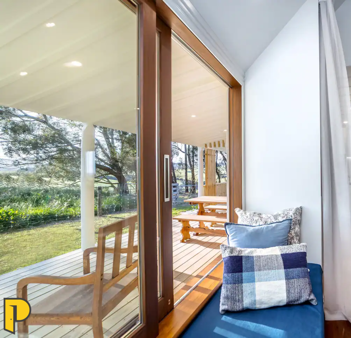 Exterior sliding window unit, Abodo Vulcan sashes and jambs, double glazed- Paraparaumu Doors & Joinery - Kapiti, Wellington