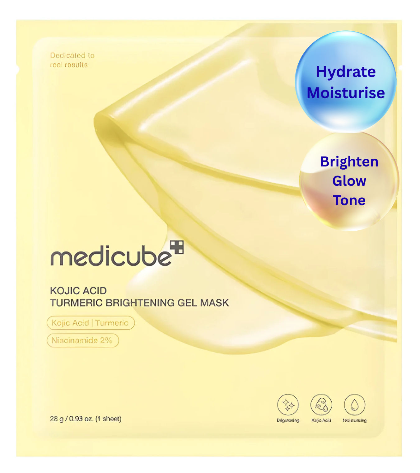 Medicube Kojic Acid Turmeric Brightening Gel Mask