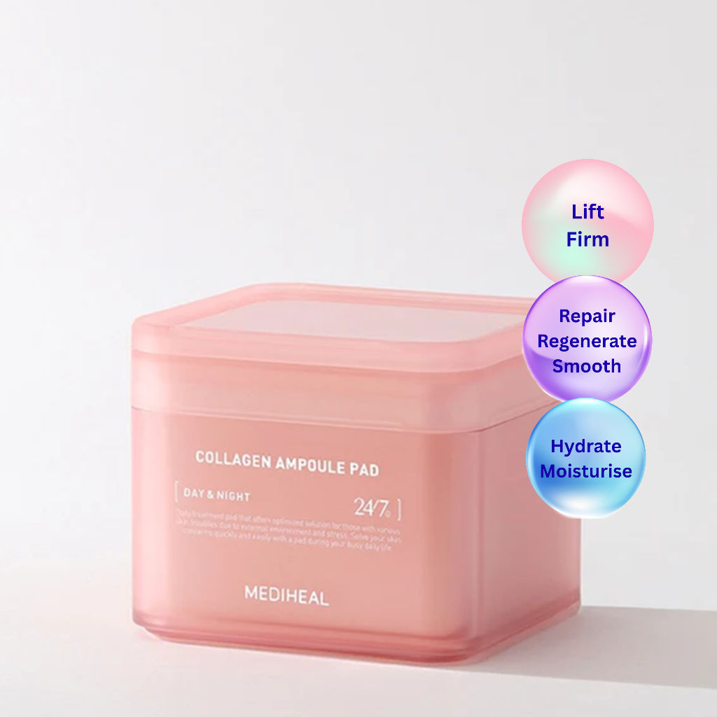 Mediheal Collagen Ampoule Toner Pads (100+100 refill)