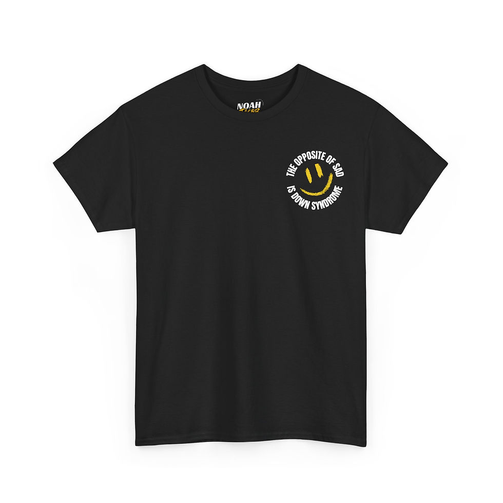 Thumbnail: "The Opposite of Sad Is Down Syndrome" Smiley Awareness Tee
