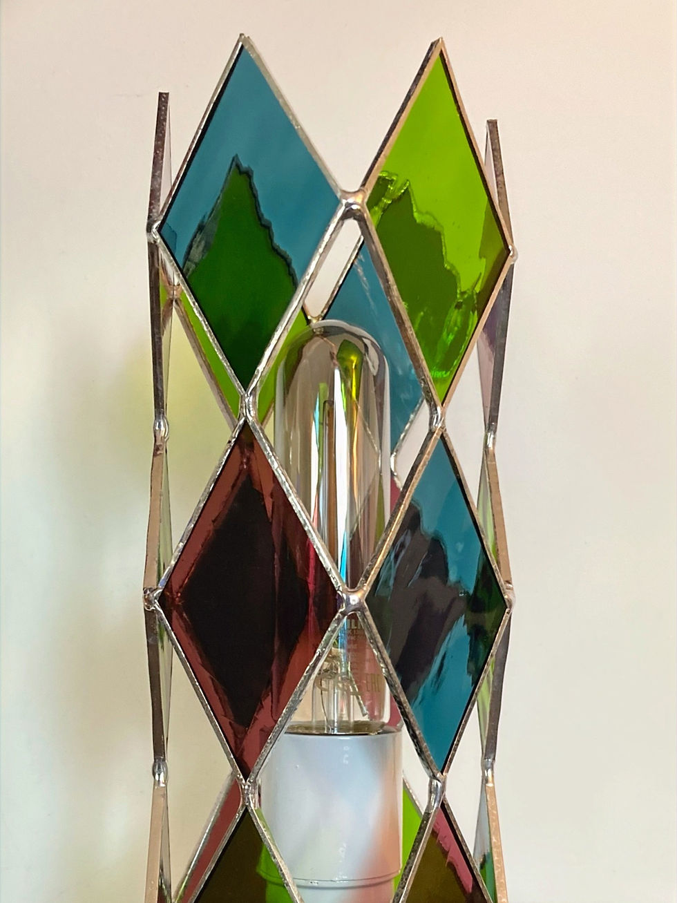 Miniature : Lampe Fusée Bleu-Vert-Mauve