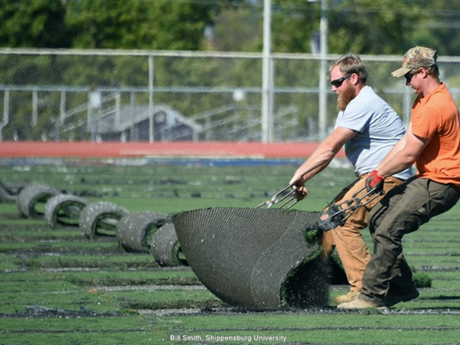 SU Begins New Turf Replacements on Two Sports Fields