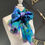 Thumbnail: Precious Peacock Jewels ~ Hand Painted Pure Silk Scarf ~ One Of A Kind