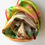 Thumbnail: Tulip Fields Hand Painted Pure Silk Scarf ~ One Of A Kind