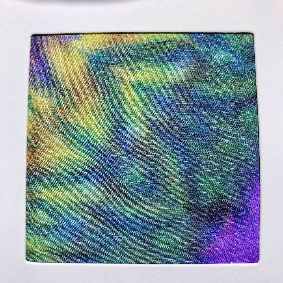 Thumbnail: Beautiful Hand-made Silk Greetings Cards in Sets of 3