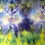 Thumbnail: Large Lavender, Blue and Green Silk Pocket Square ~ Handkerchief