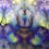 Thumbnail: Large Lavender, Blue and Green Silk Pocket Square ~ Handkerchief