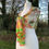 Thumbnail: Tulip Fields Hand Painted Pure Silk Scarf ~ One Of A Kind