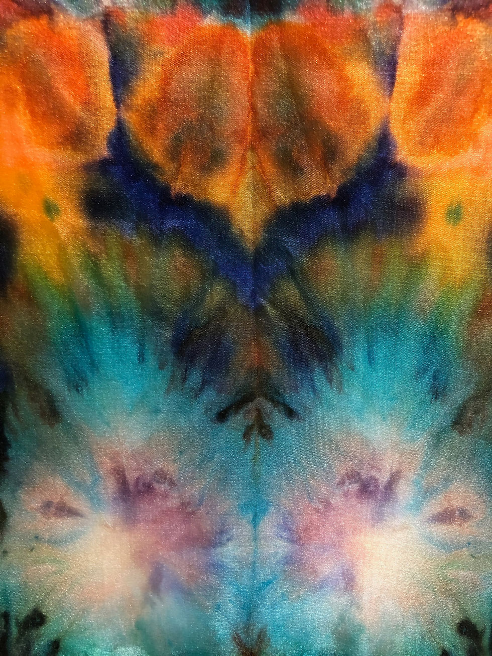 Thumbnail: Birds of Paradise ~ Hand Painted Pure Silk Scarf ~ One Of A Kind