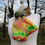 Thumbnail: Tulip Fields Hand Painted Pure Silk Scarf ~ One Of A Kind