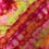 Thumbnail: Large Red, Pink and Lime Green Silk Pocket Square ~ Handkerchief