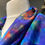 Thumbnail: Sapphire Bouquet Hand Painted Pure Silk Scarf ~ One Of A Kind