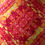 Thumbnail: Large Red, Pink and Lime Green Silk Pocket Square ~ Handkerchief