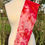 Thumbnail: Graceful Amaryllis Hand Painted Pure Silk Scarf ~ One Of A Kind