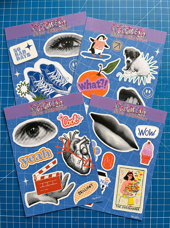 Miniatura: PACK STICKERS JUNK JOURNAL II