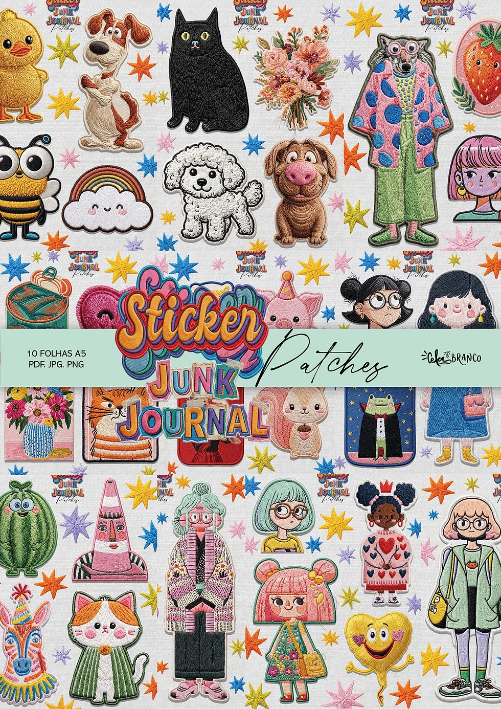 Miniatura: PACK PATCHES JUNK JOURNAL