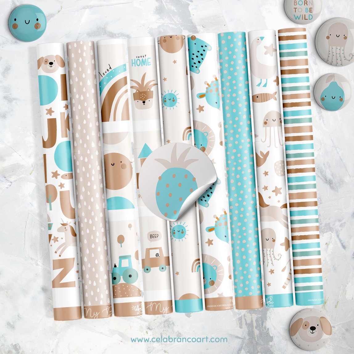 Coleção Oh My Baby Azul