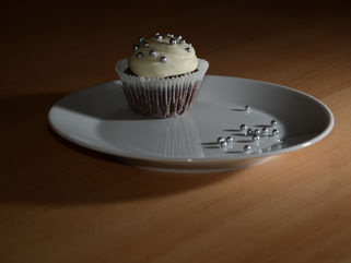 Lískooříškové cupcakes